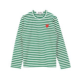 Red Heart Striped Long Sleeve