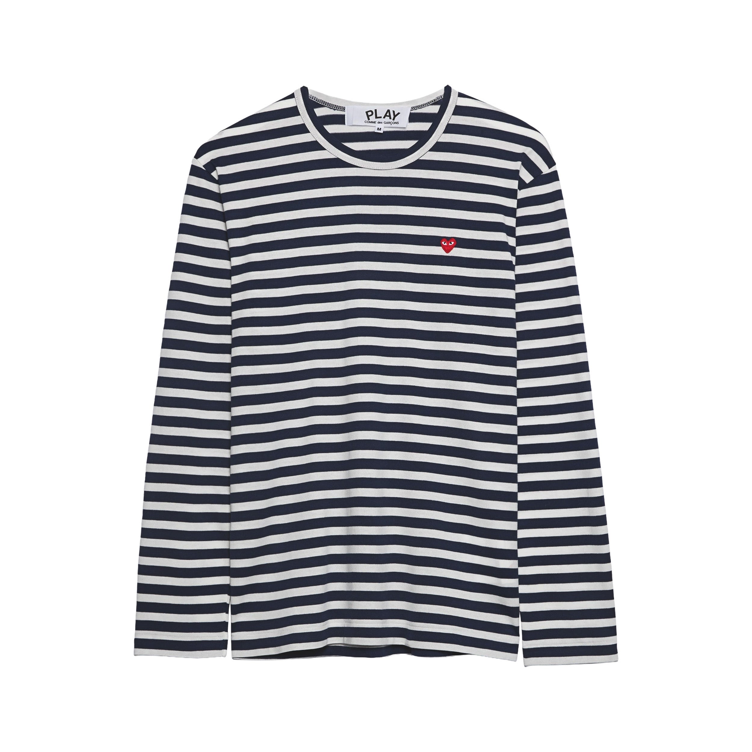 Red Small Heart Striped Long Sleeve