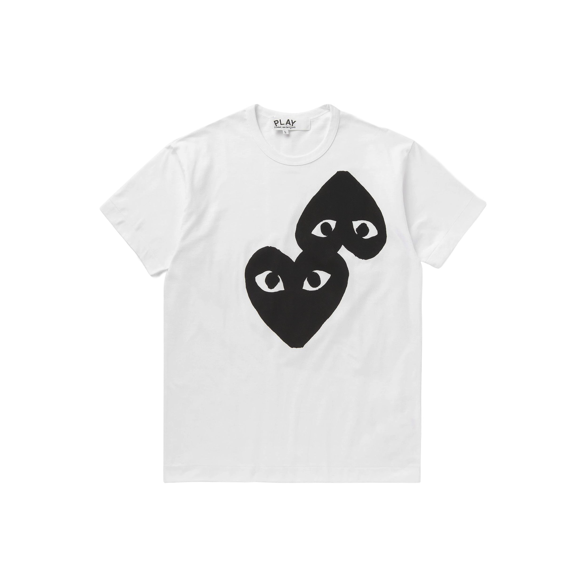 T-Shirt Logo Print Black Heart