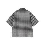 W' S/S Michigan Shirt Cotton Waffle Check