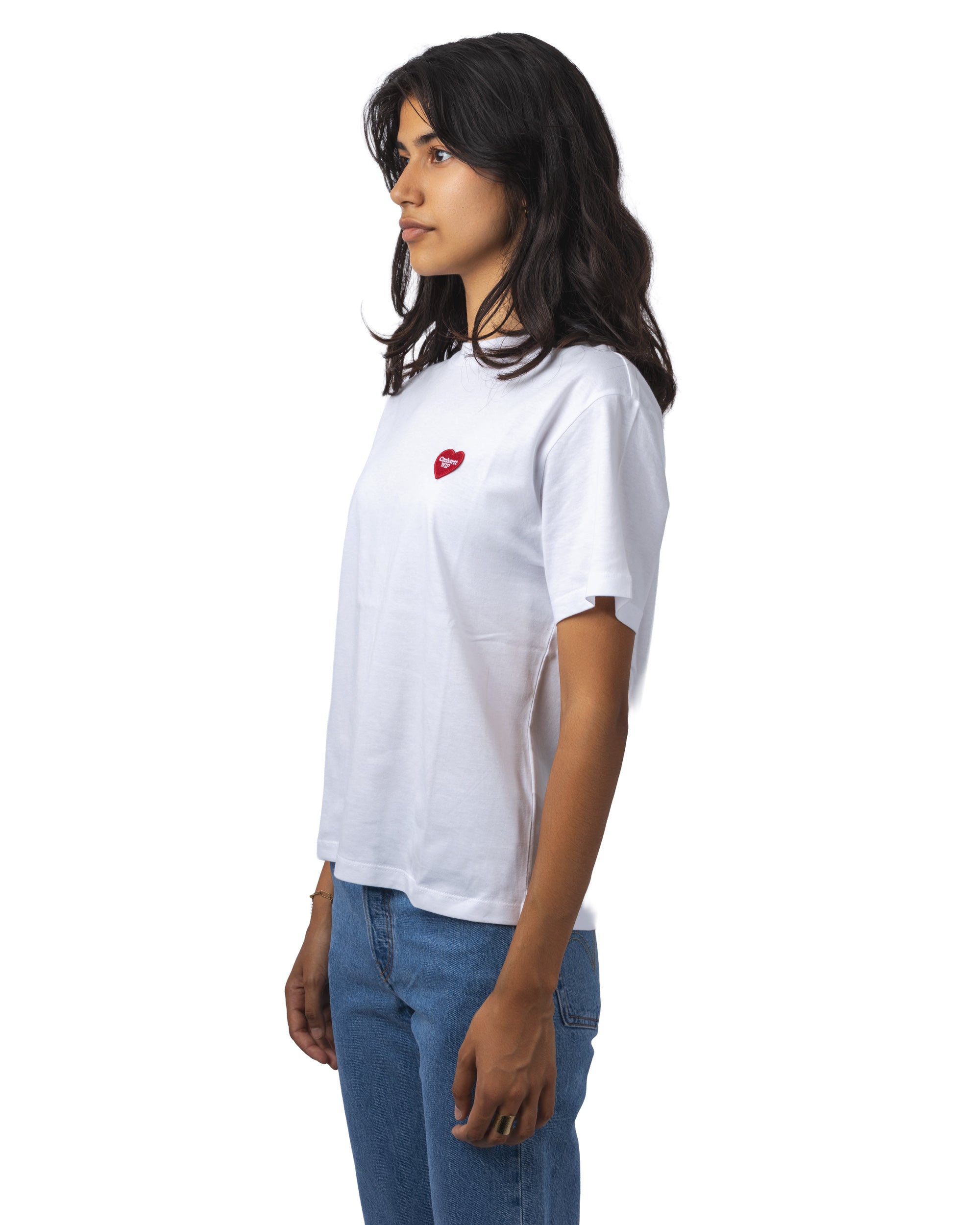 W' S/S Heart Patch T-Shirt