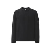 Full Rib Cotton Crewneck Lens Sweater