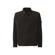 Organic Gabardine Zipped Lens Overshirt