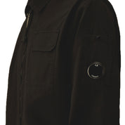 Organic Gabardine Zipped Lens Overshirt