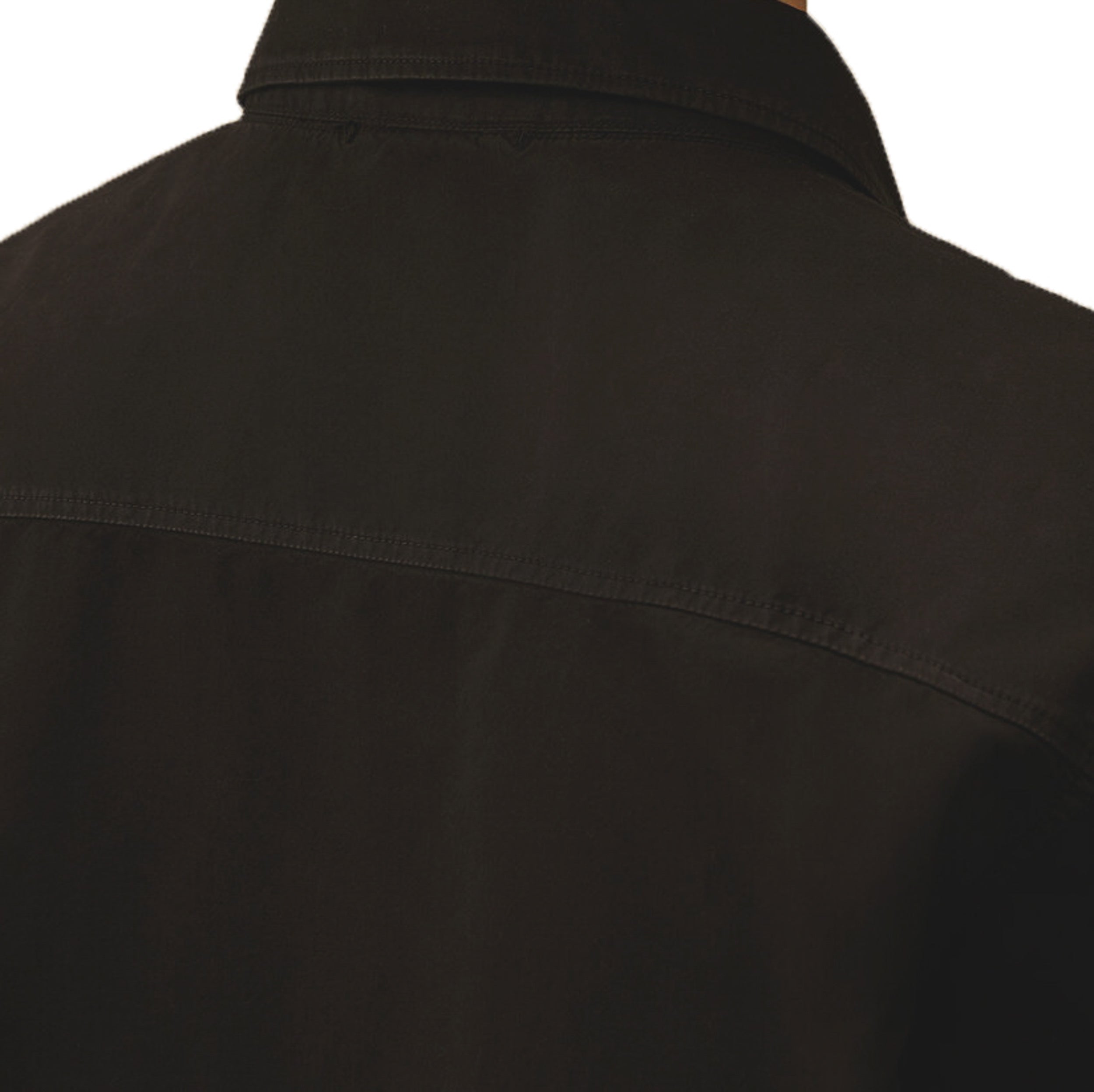 Organic Gabardine Zipped Lens Overshirt