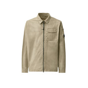 Organic Gabardine Zipped Lens Overshirt