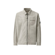 Organic Gabardine Zipped Lens Overshirt