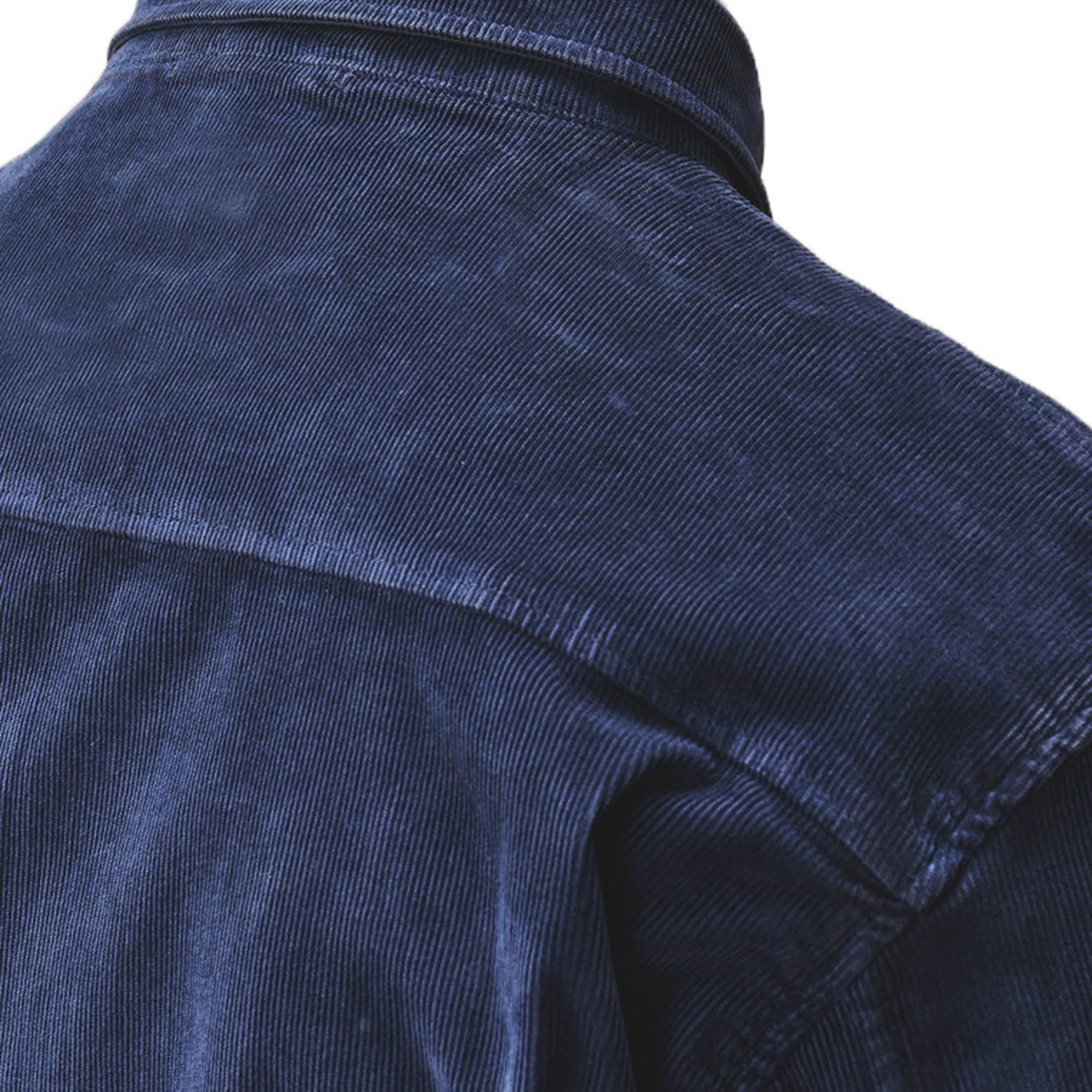 Chemise à manches longues et lentilles boutonnées en velours côtelé