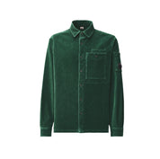 Corduroy Long Sleeve Button Lens Shirt