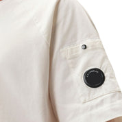 30/2 Mercerized Jersey Twisted Short Sleeve Lens T-Shirt
