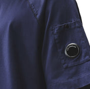 30/2 Mercerized Jersey Twisted Short Sleeve Lens T-Shirt