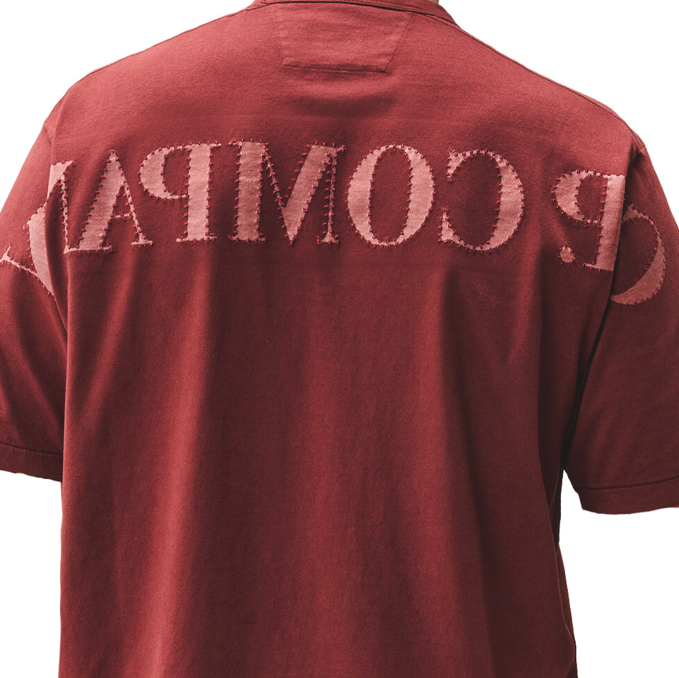 Open End 20/1 Jersey Short Sleeve Logo T-Shirt