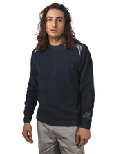 COTTON CHENILLE DOUBLE DYED CREWNECK SWEATER