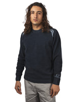 COTTON CHENILLE DOUBLE DYED CREWNECK SWEATER