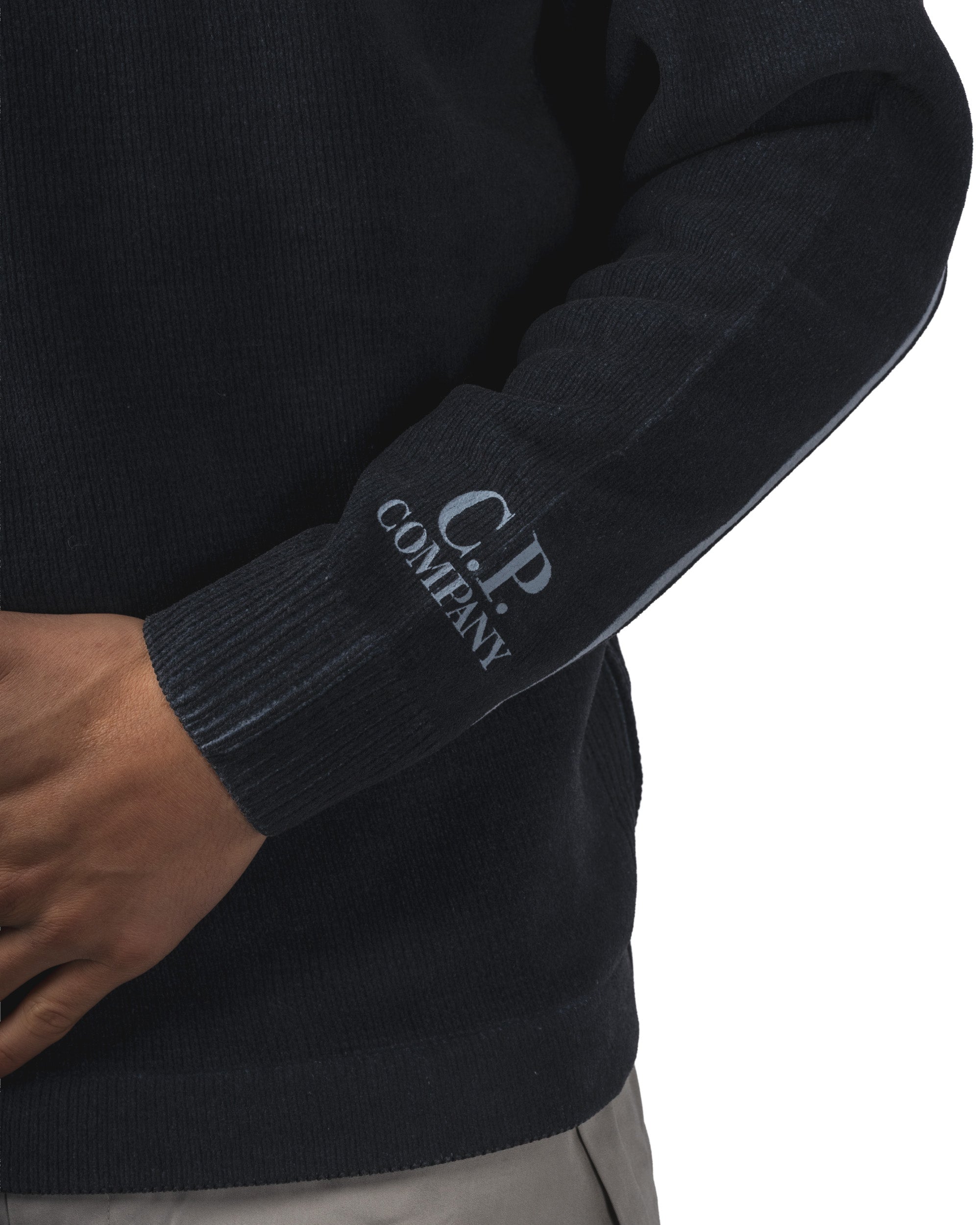 COTTON CHENILLE DOUBLE DYED CREWNECK SWEATER