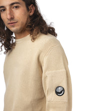 COTTON SEA ISLAND CREWNECK LENS SWEATER