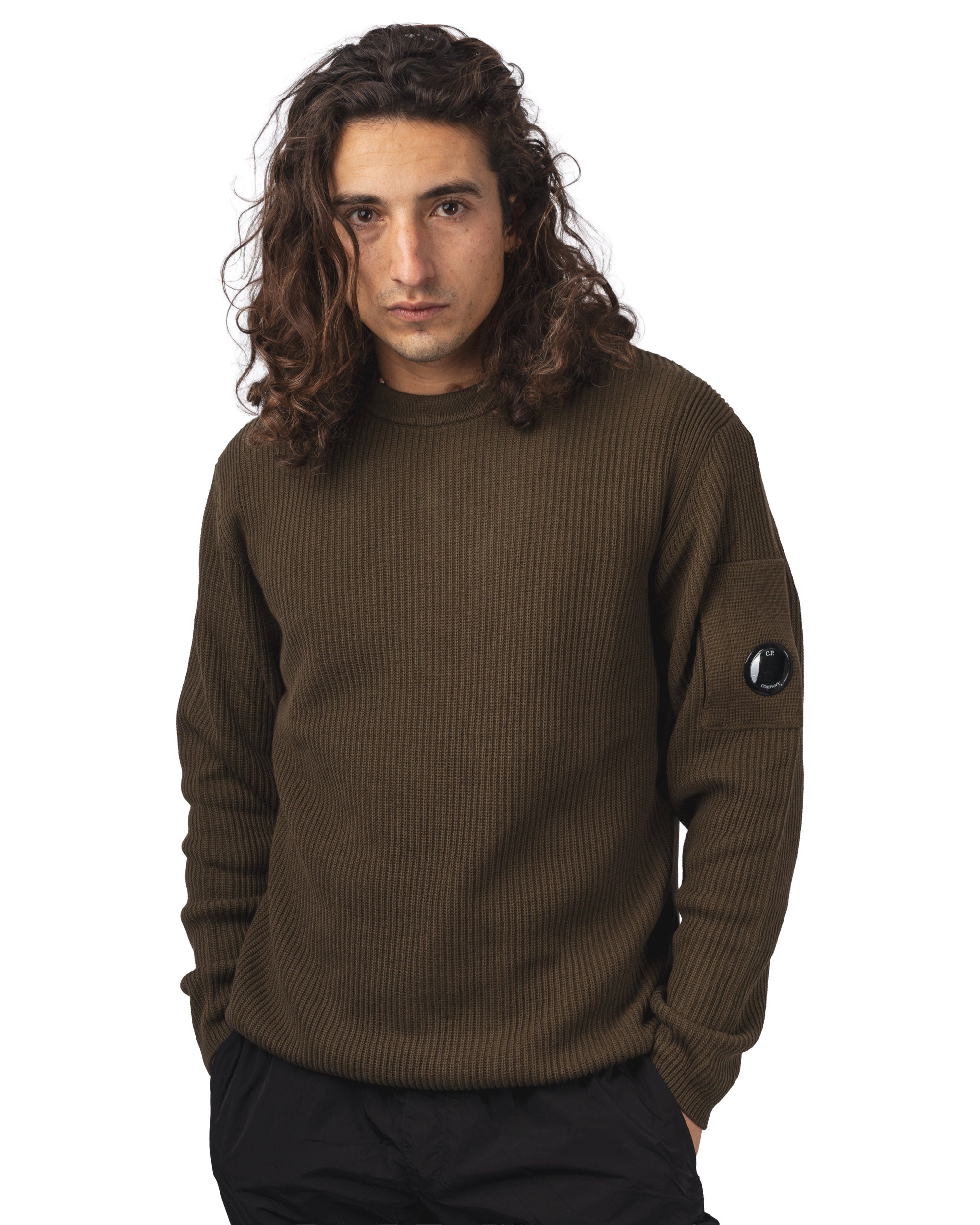 COTTON SEA ISLAND CREWNECK LENS SWEATER