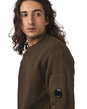 COTTON SEA ISLAND CREWNECK LENS SWEATER