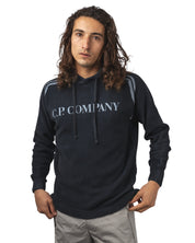 COTTON CHENILLE DOUBLE DYED HOODED SWEATER