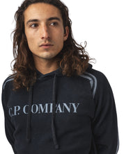 COTTON CHENILLE DOUBLE DYED HOODED SWEATER