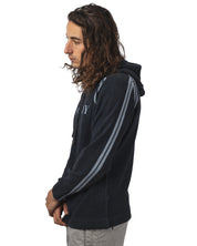 COTTON CHENILLE DOUBLE DYED HOODED SWEATER