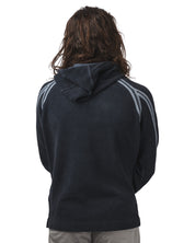 COTTON CHENILLE DOUBLE DYED HOODED SWEATER