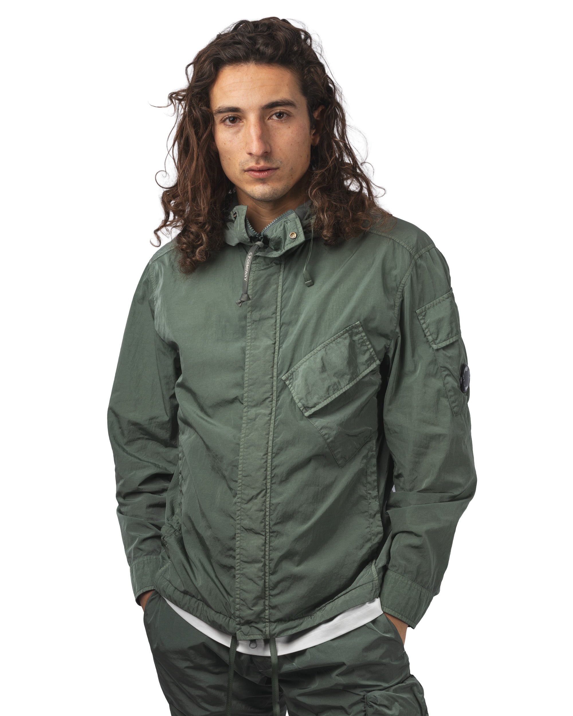 CHROME-R HOODED LENS OVERSHIRT