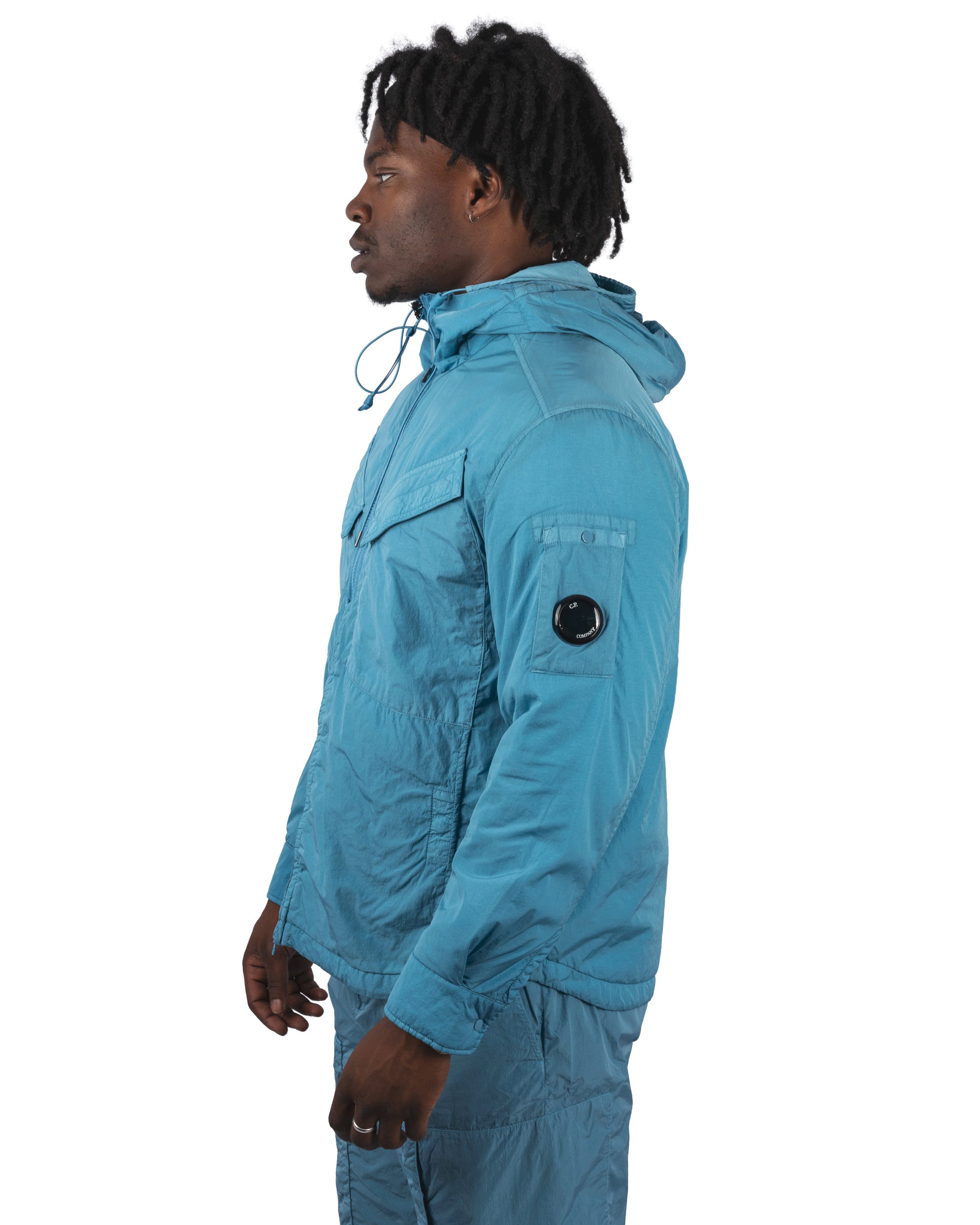 Overshirt Padded in Chrome - R