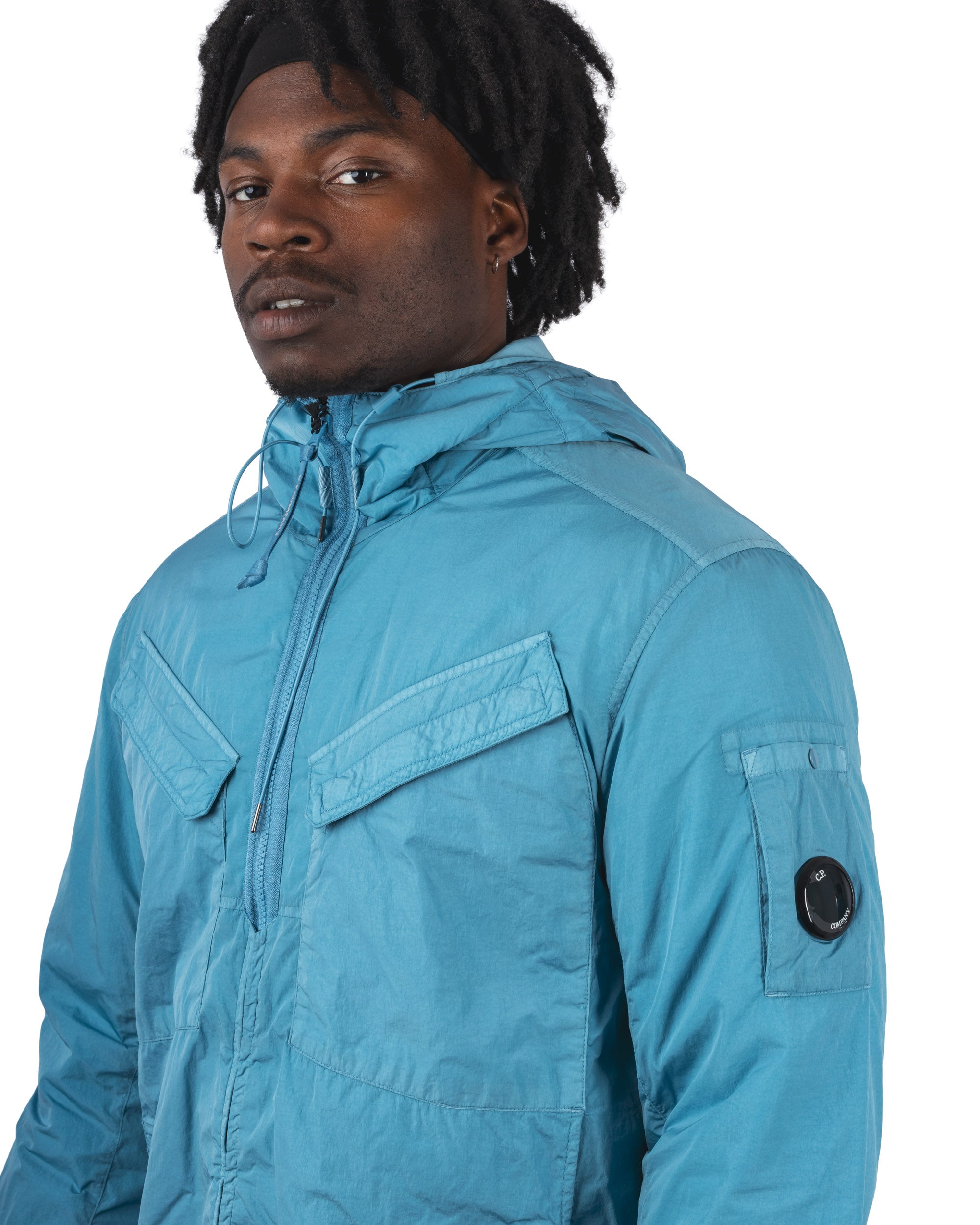 Overshirt Padded in Chrome - R