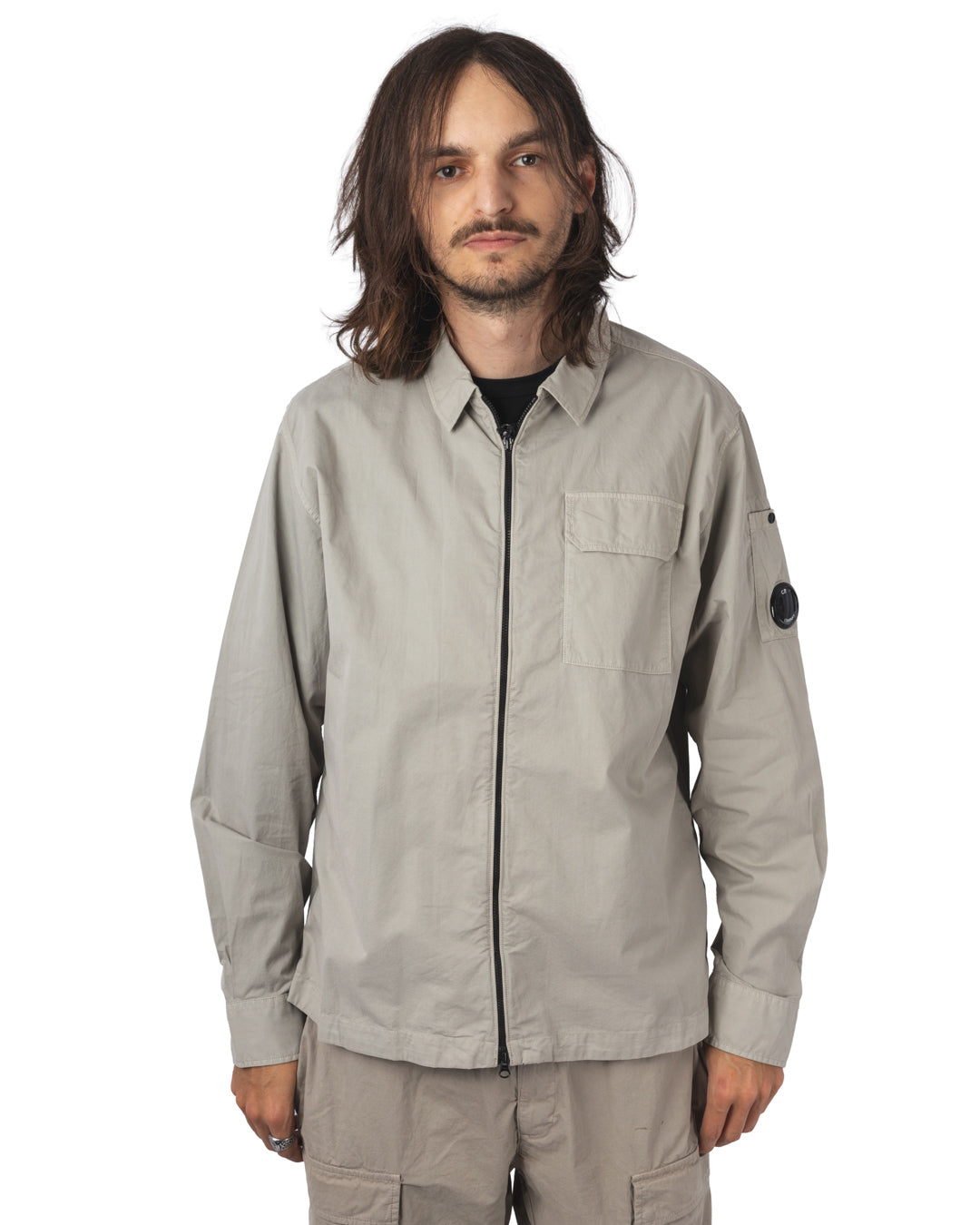 Overshirt in Organic Gabardine