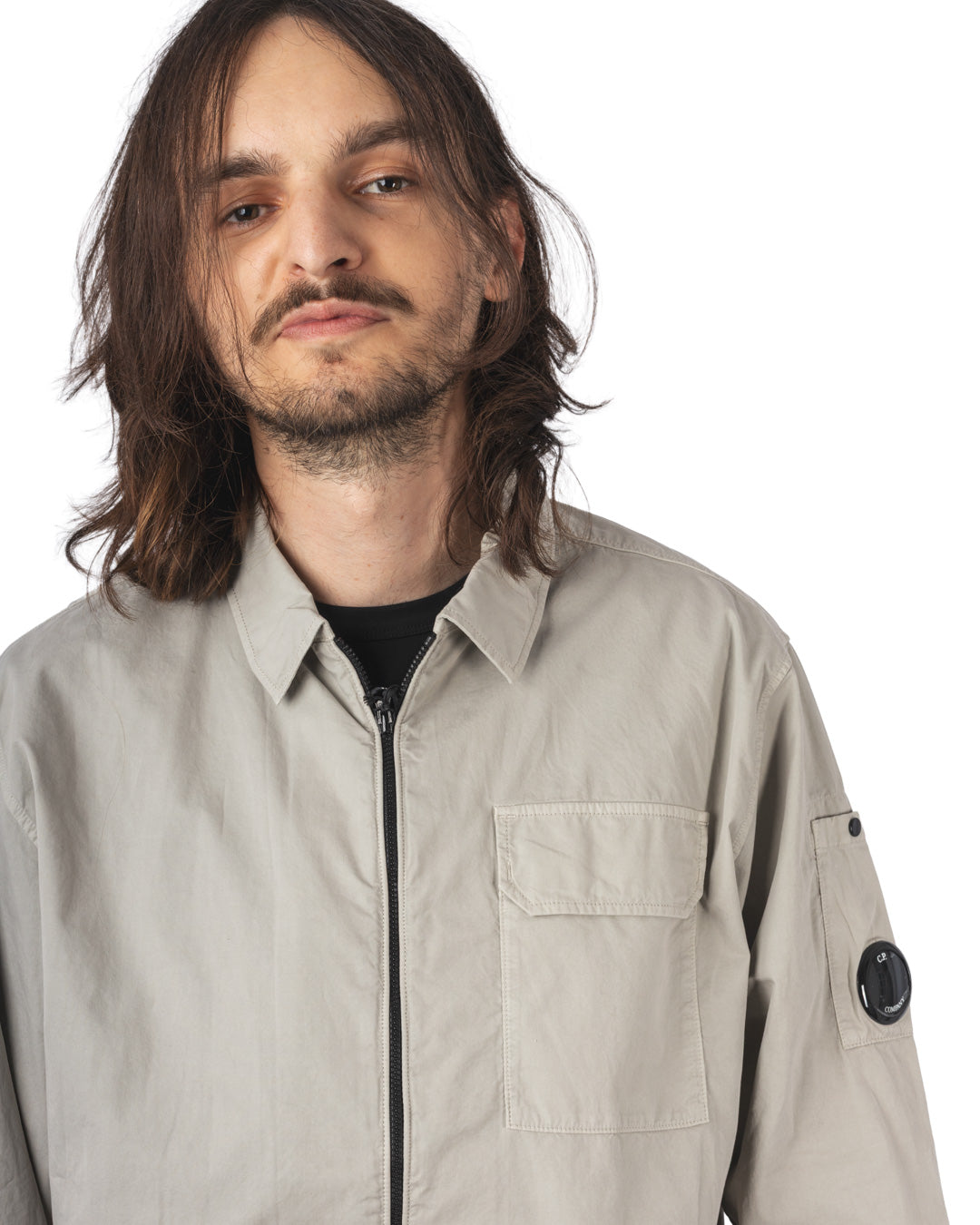 Overshirt in Organic Gabardine