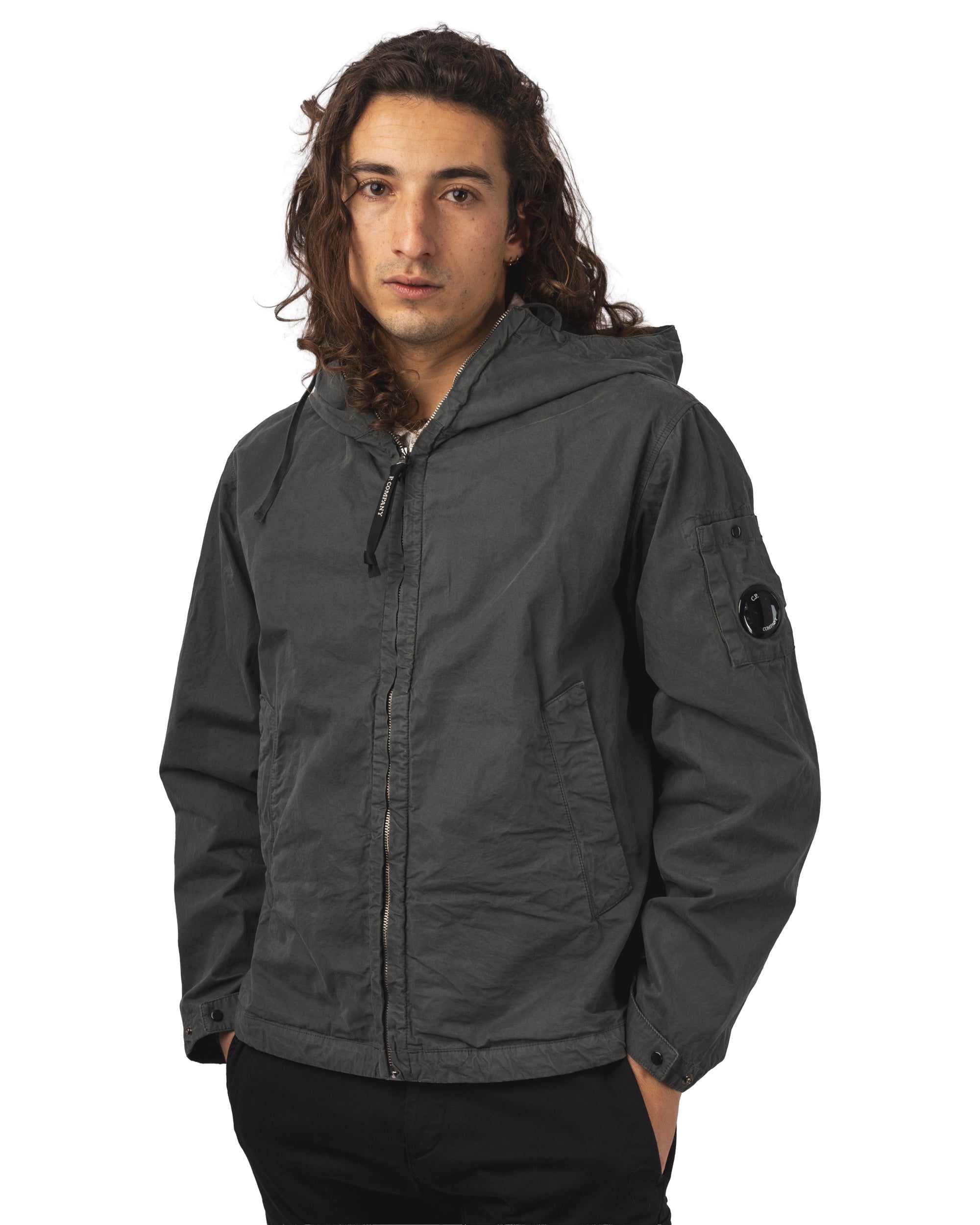 MICRO-REPS HOODED LENS JACKET