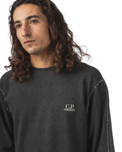 HEAVY JERSEY PLATED CREWNECK SWEATSHIRT