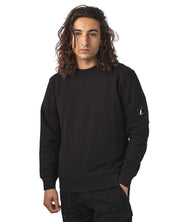 Diagonal Raised Fleece Crewneck Lens Sweatshirt