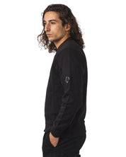 Diagonal Raised Fleece Crewneck Lens Sweatshirt