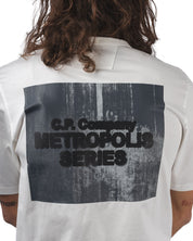 METROPOLIS SERIES MERCERIZED JERSEY S/S PRINTED GRAPHIC T-SHIRT