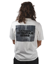 METROPOLIS SERIES MERCERIZED JERSEY S/S PRINTED GRAPHIC T-SHIRT