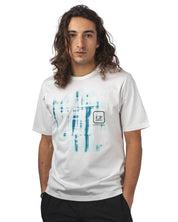 METROPOLIS SERIES MERCERIZED JERSEY S/S GRAPHIC T-SHIRT