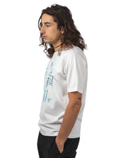 METROPOLIS SERIES MERCERIZED JERSEY S/S GRAPHIC T-SHIRT