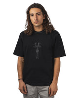 MERCERIZED JERSEY 30/2 TWISTED S/S LOGO T-SHIRT