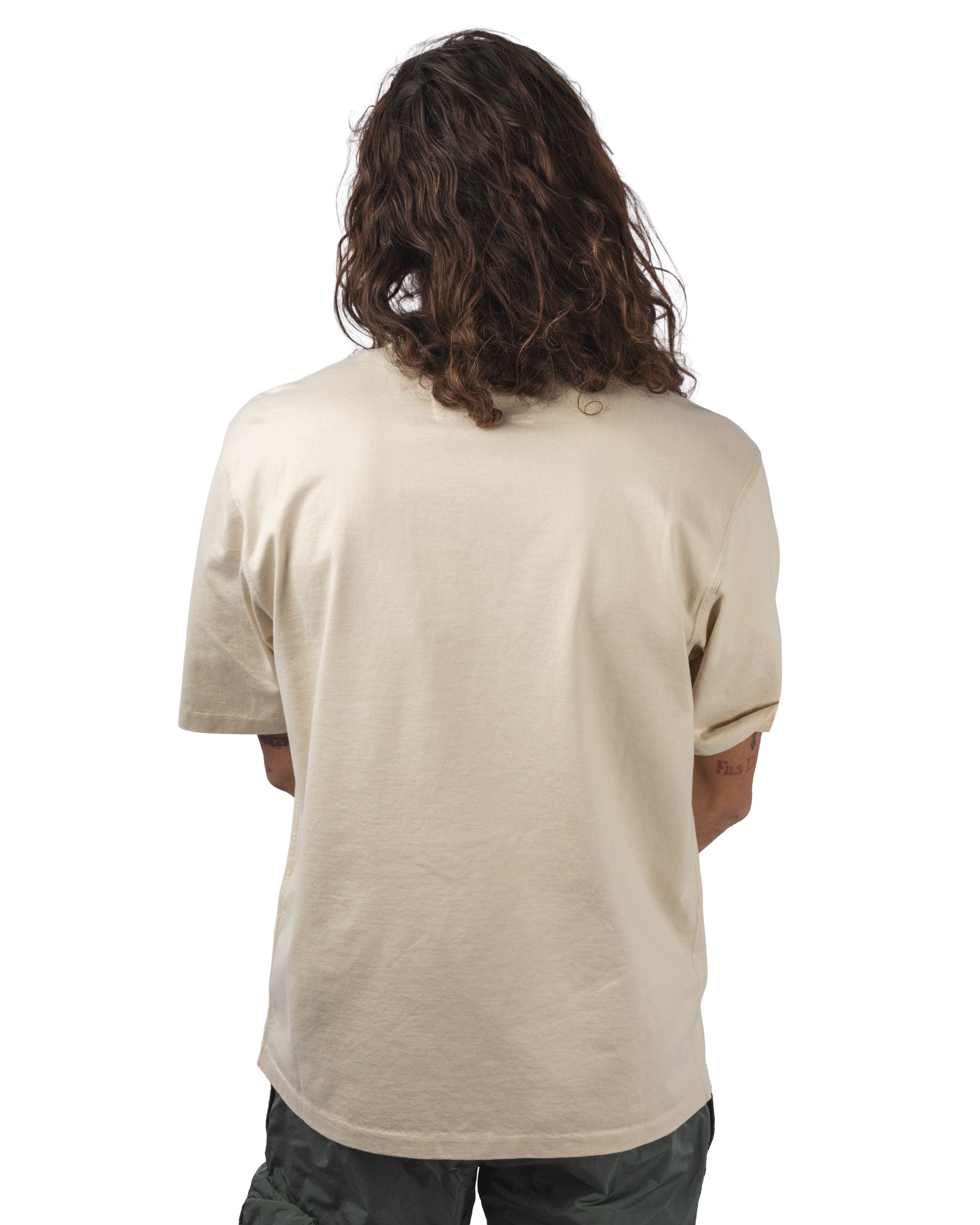 MERCERIZED JERSEY 30/2 TWISTED S/S LOGO T-SHIRT