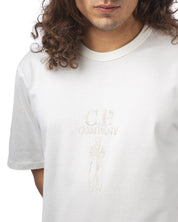 MERCERIZED JERSEY 30/2 TWISTED S/S LOGO T-SHIRT