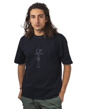 MERCERIZED JERSEY 30/2 TWISTED S/S LOGO T-SHIRT