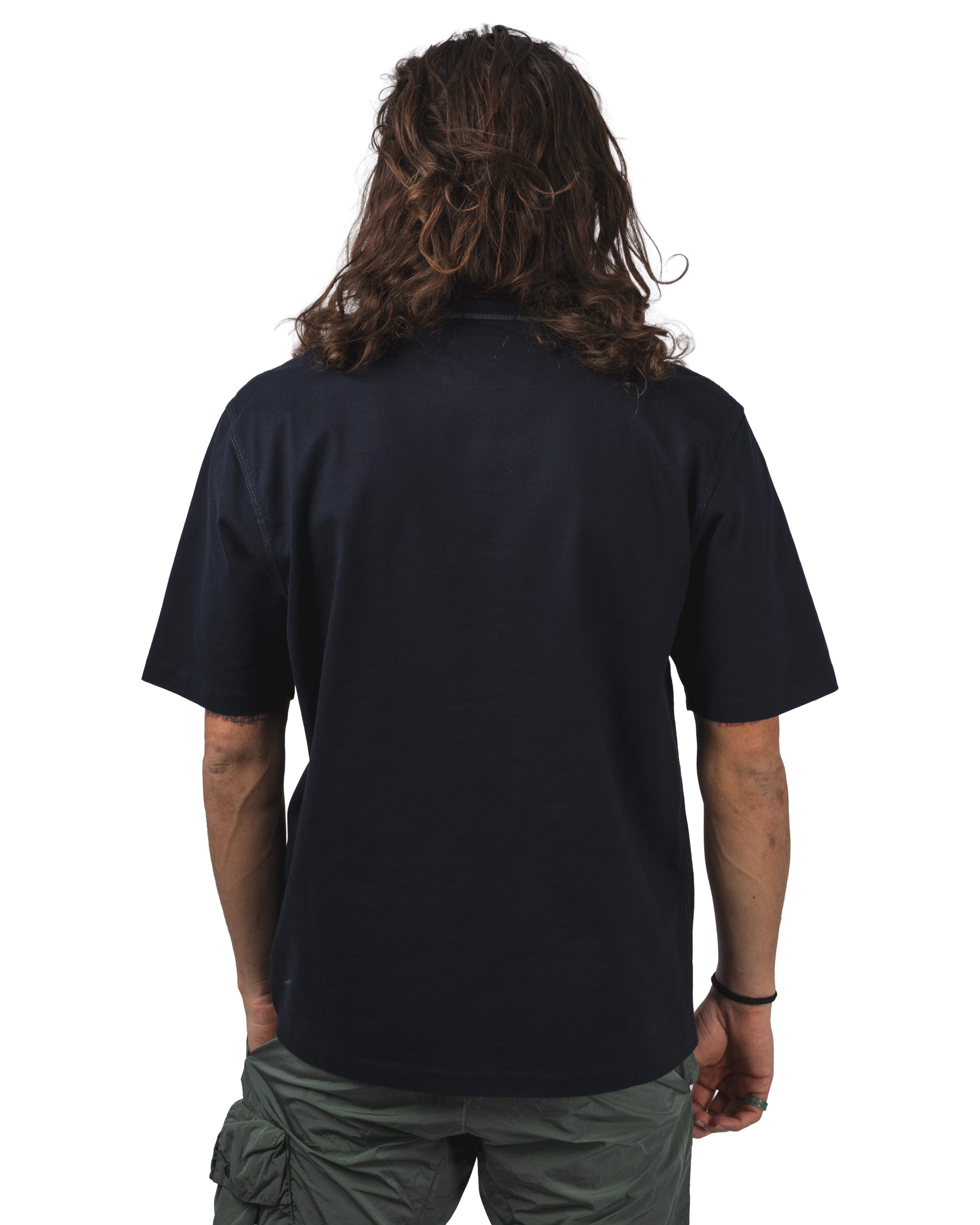 MERCERIZED JERSEY 30/2 TWISTED S/S LOGO T-SHIRT