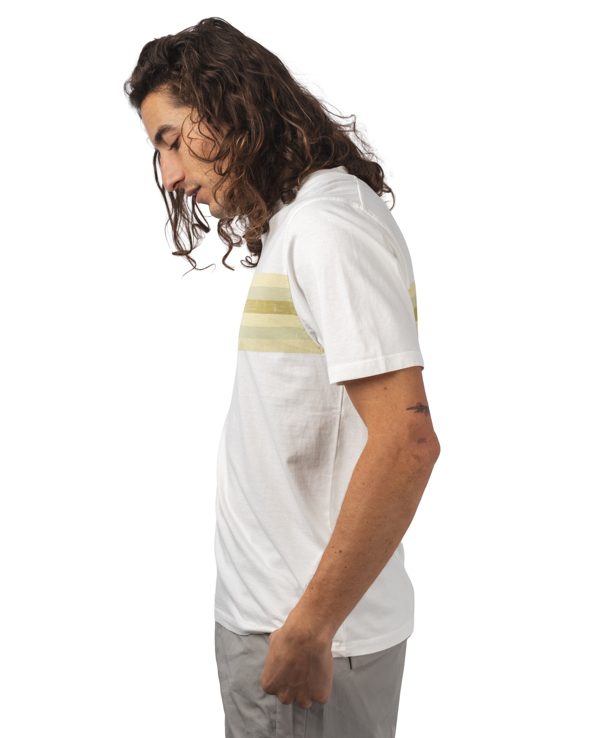 30/1 JERSEY SHORT SLEEVE STRIPED T-SHIRT