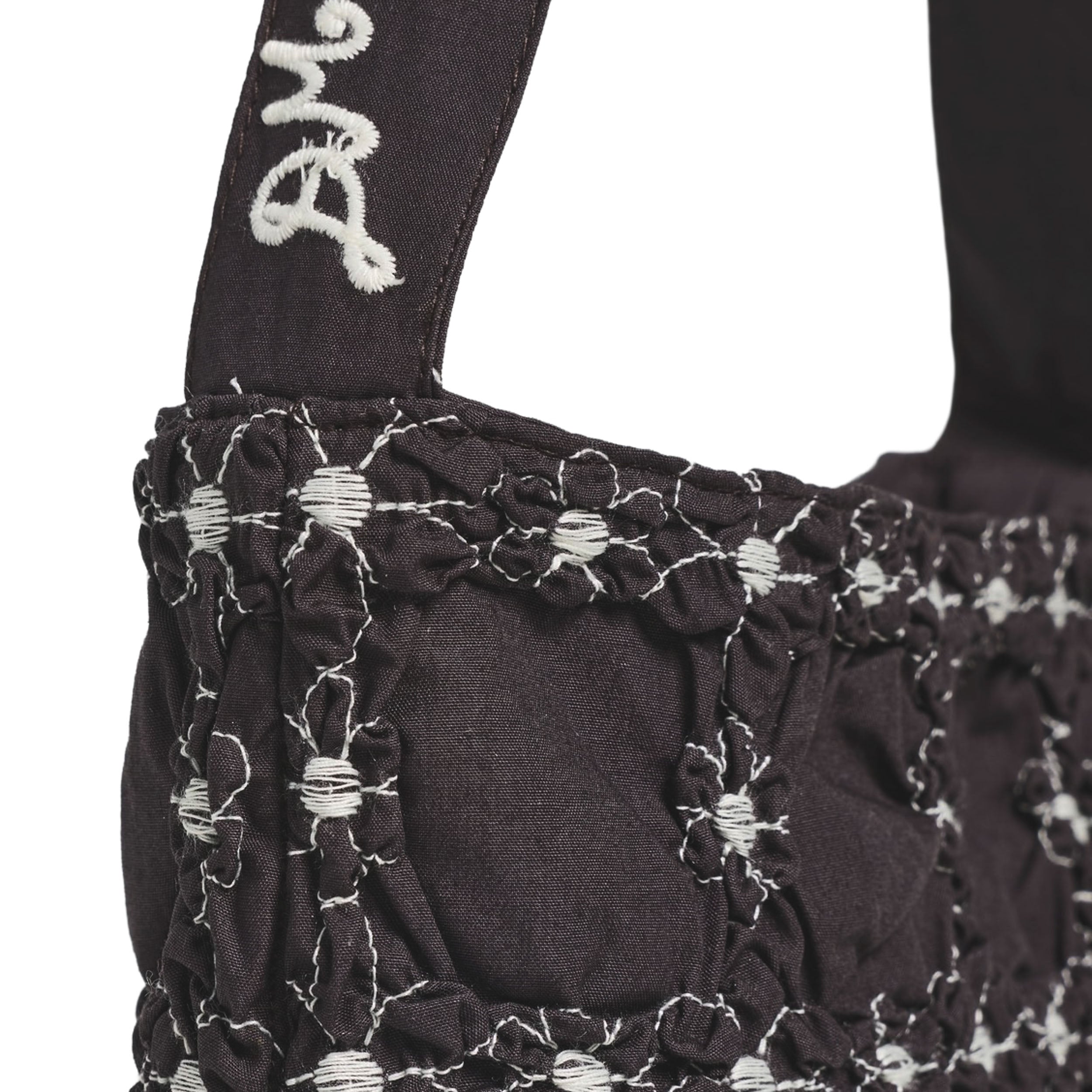 Minnie Shirred Shoulder Bag