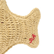 Raffia Fish Bag With Bag Charm