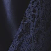 Elea Satin And Lace Midi Skirt