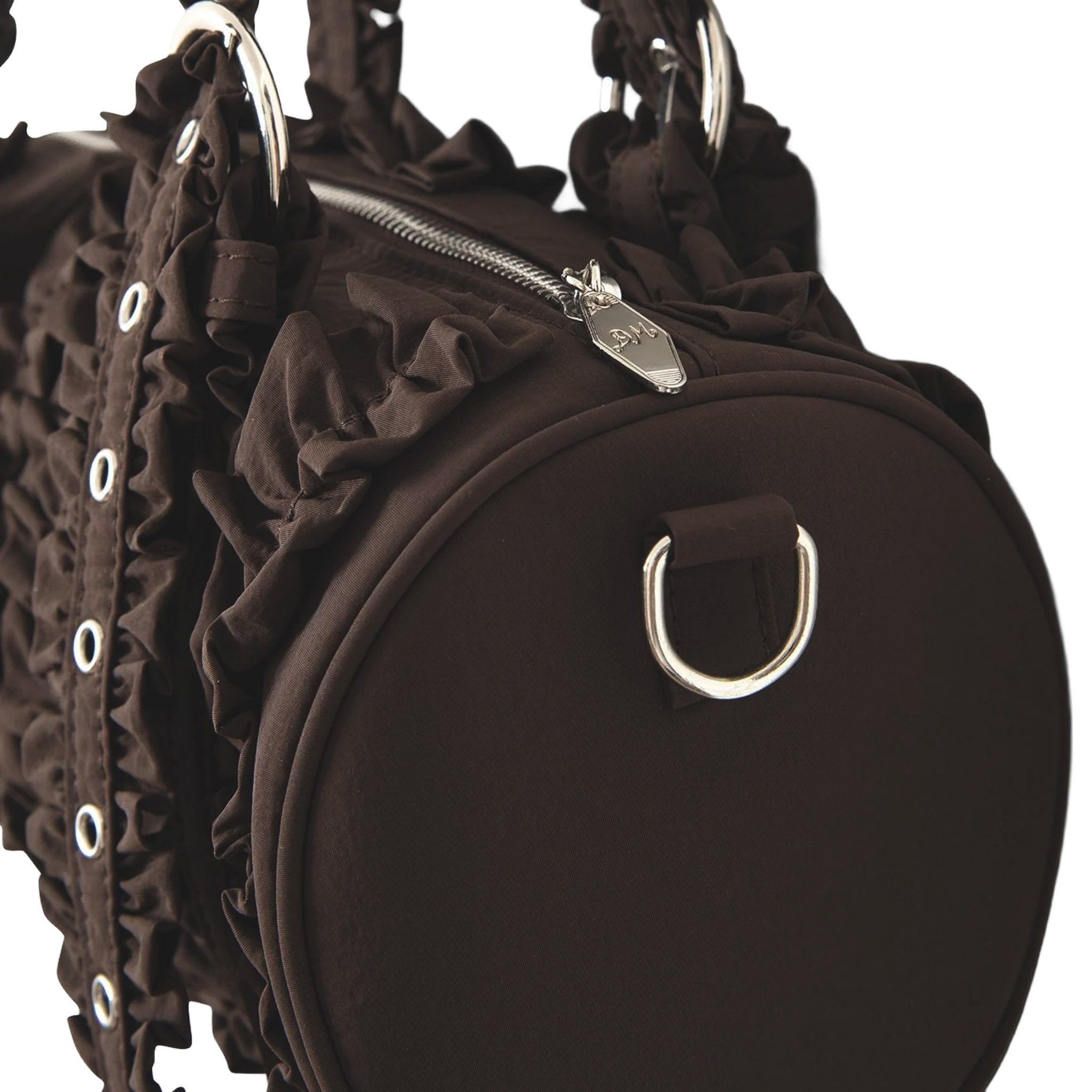 Waverly Mini Ruffle Barrel Bag