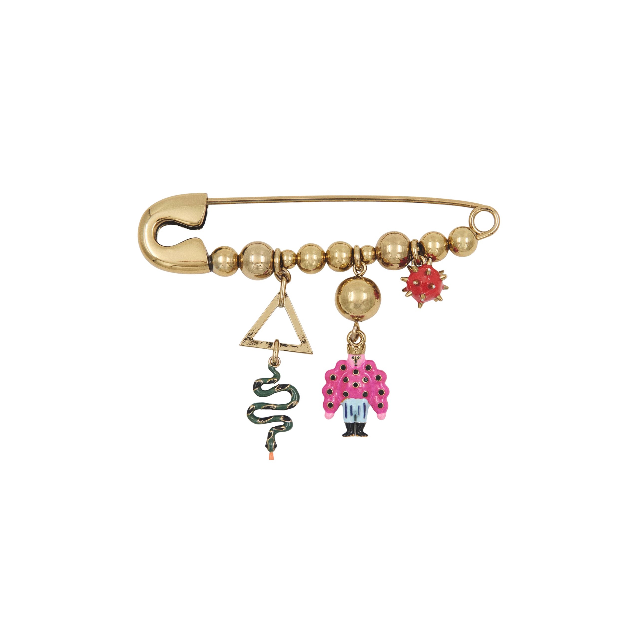 Kalaia Brooch With Charms